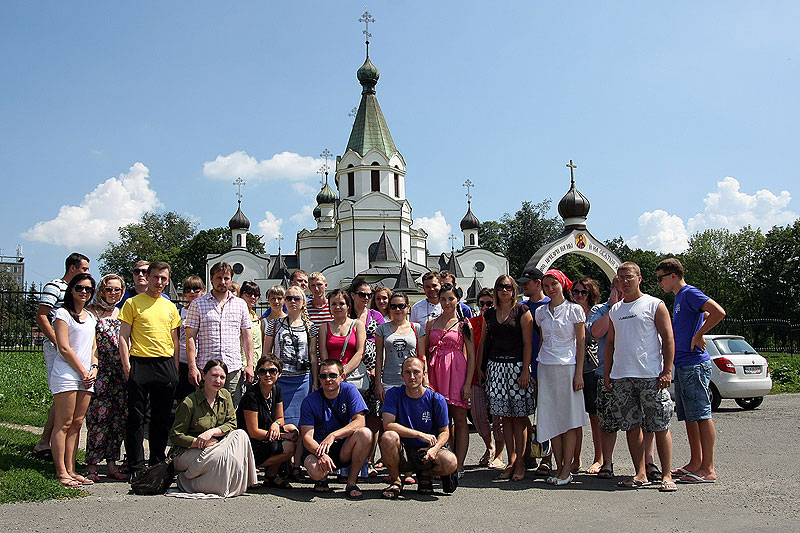 1-8 августа 2012г. Православная молодежь Гродненщины во время визита в Словакию