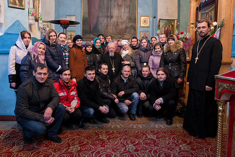 7 ноября 2012г. Паломничество студентов Гродненского медуниверситета и братчиков прихода Афанасия Брестского