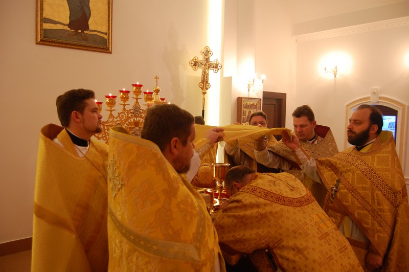 19 декабря 2012г. Первый престольный праздник в Никольском храме г.Гродно