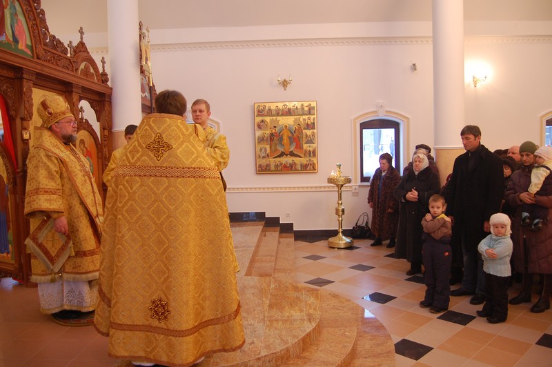 19 декабря 2012г. Первый престольный праздник в Никольском храме г.Гродно