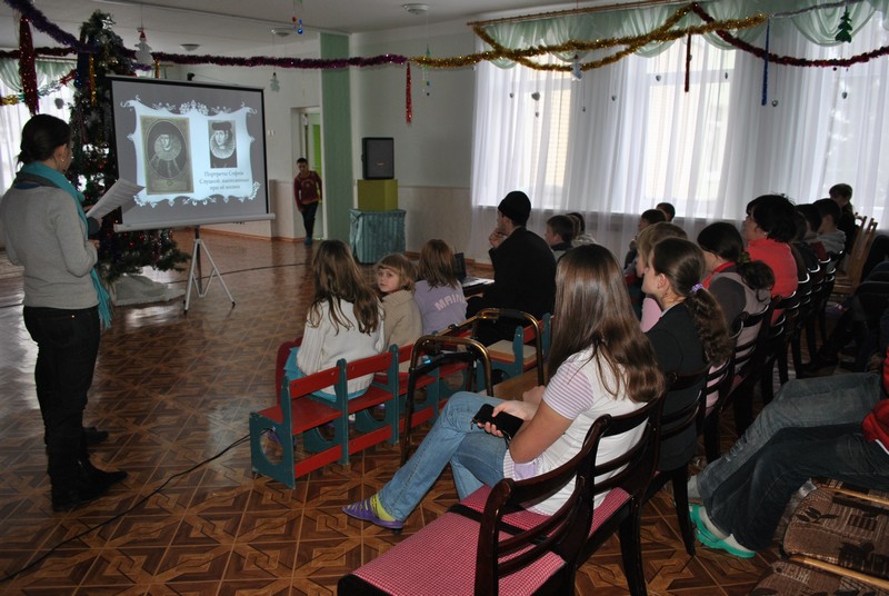 24 декабря 2012г.Встреча со священником в Волковысском детском доме