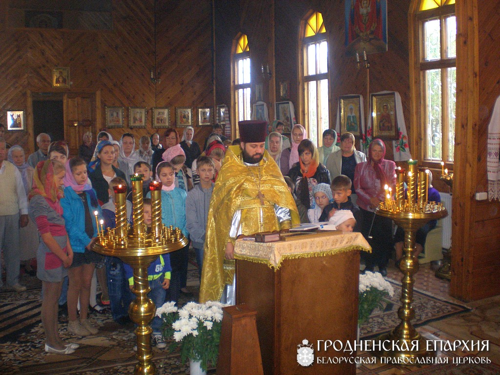 31 августа 2014 года. Молебен перед началом учебного года в Вороново