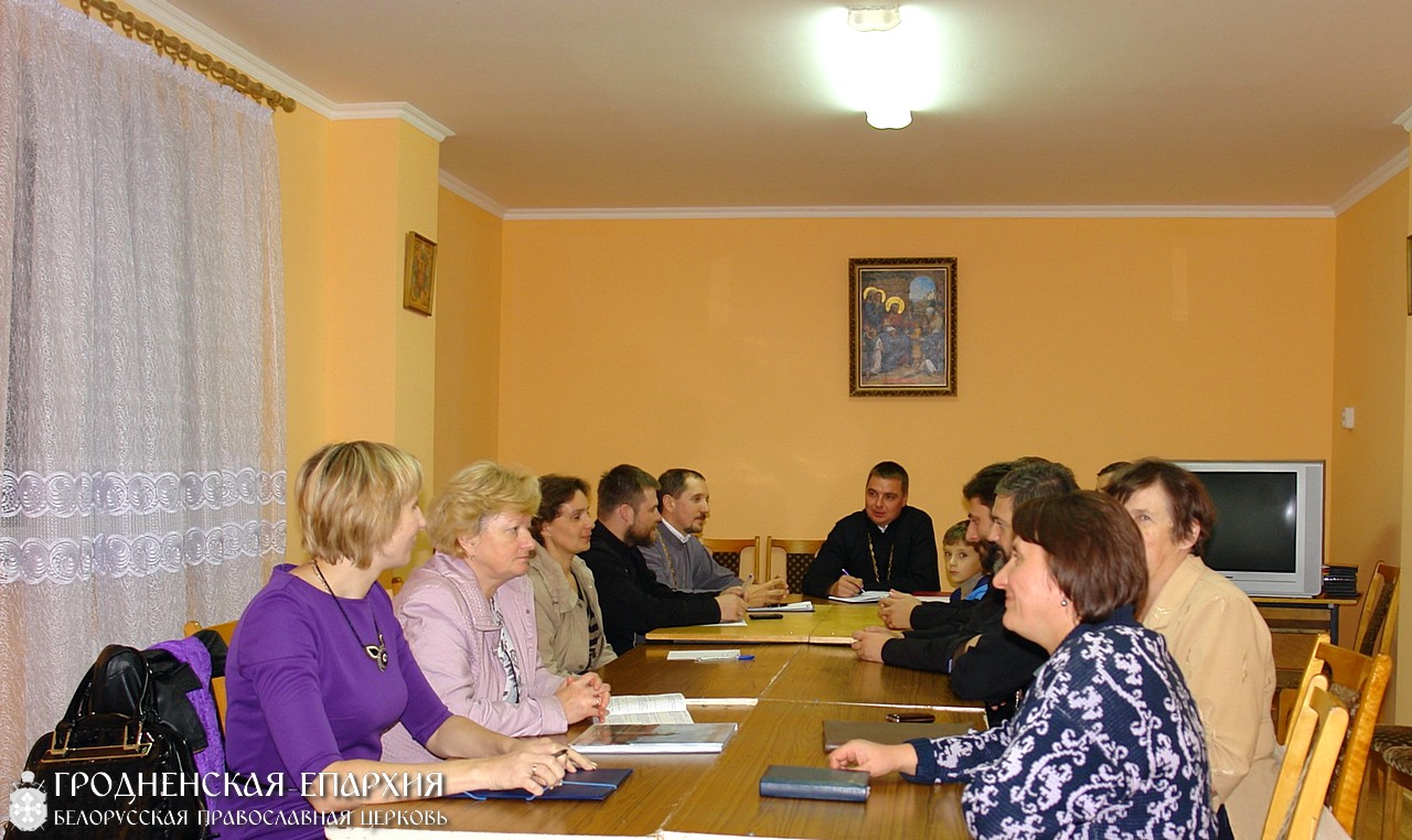 В Щучине прошёл ряд педагогических собраний и встреч с родителями воспитанников воскресной школы