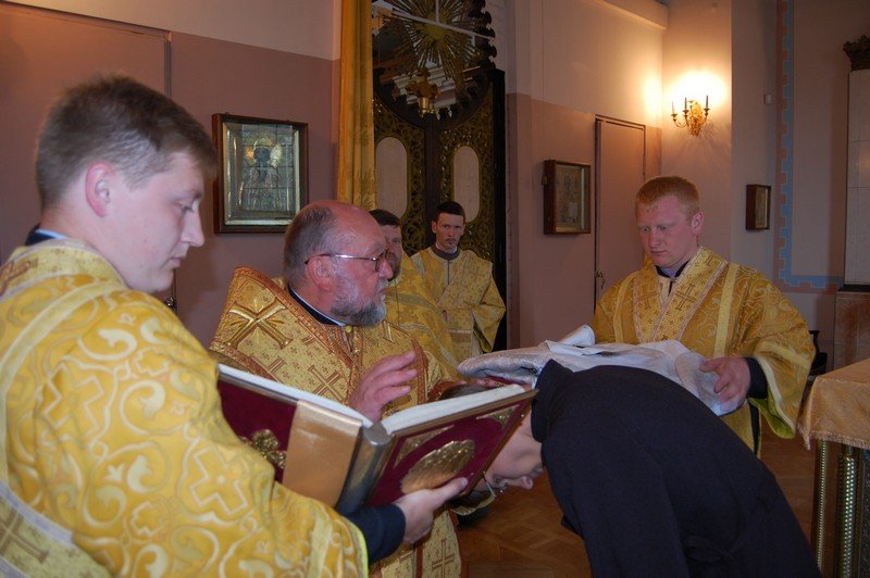 Архиепископ Артемий совершил всенощное бдение в кафедральном соборе г.Гродно