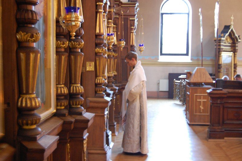 Архиерейское богослужение и хиротония в кафедральном соборе Гродно