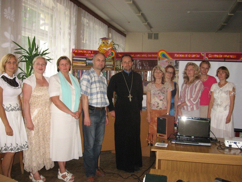 Беседа о Крещении Руси в центральной библиотеке Гродно
