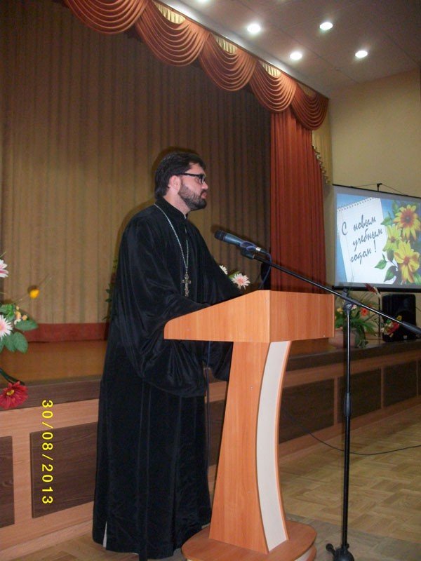 Священник принял участие в заседании педагогического коллектива СШ№ 38 г.Гродно