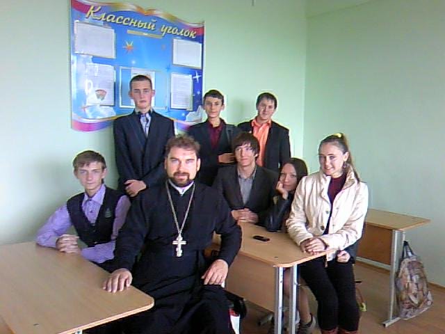 Встреча со священником в гимназии №1 г.Волковыска