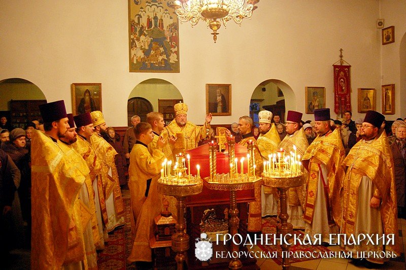 Архиерейское богослужение в Свято-Владимирской церкви г.Гродно