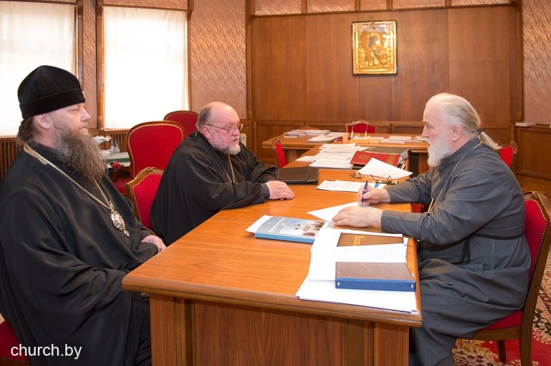 Патриарший Экзарх встретился с правящими архиереями Белорусской Церкви