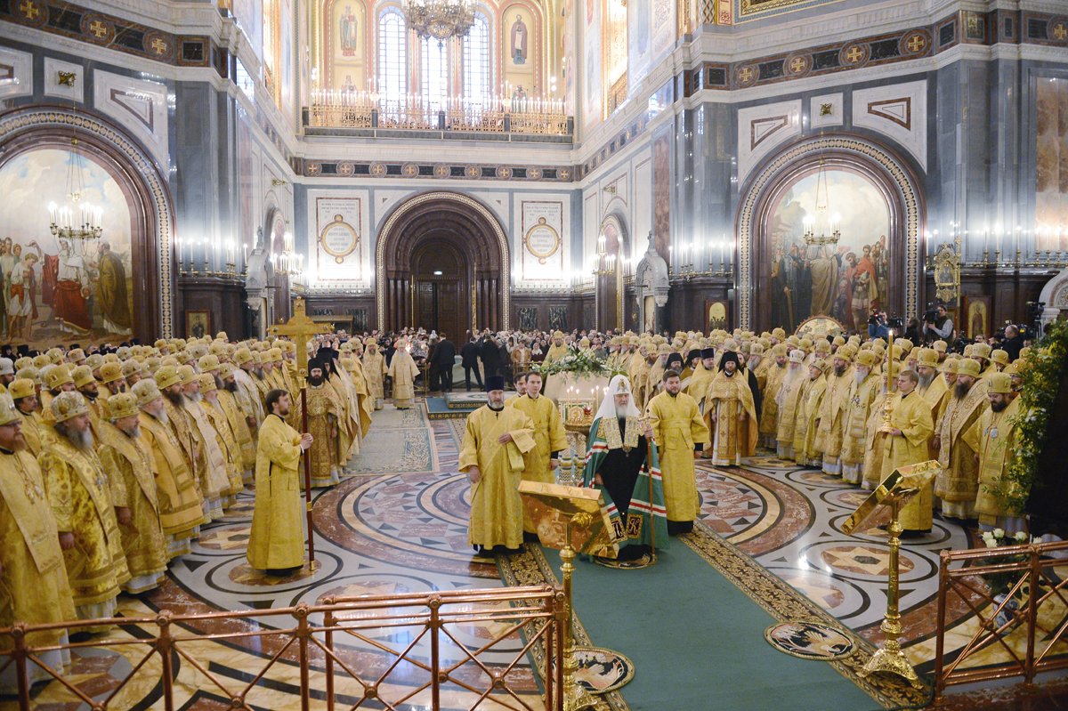 Архиепископ Артемий принял участие в торжествах по случаю пятилетия со дня интронизации Патриарха Кирилла