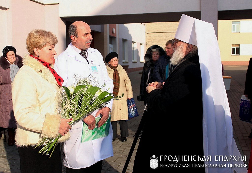 Митрополит Павел посетил храм святителя Луки при Гродненской областной клинической больнице