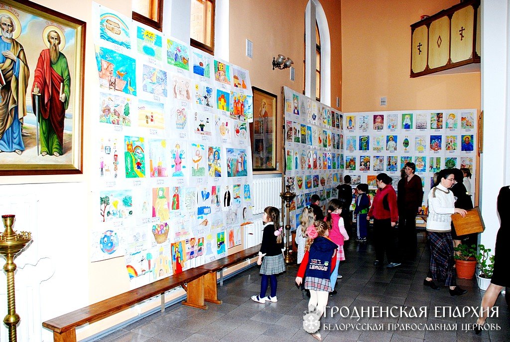 Пасхальный конкурс детского рисунка «Православная палитра» в городе Мосты