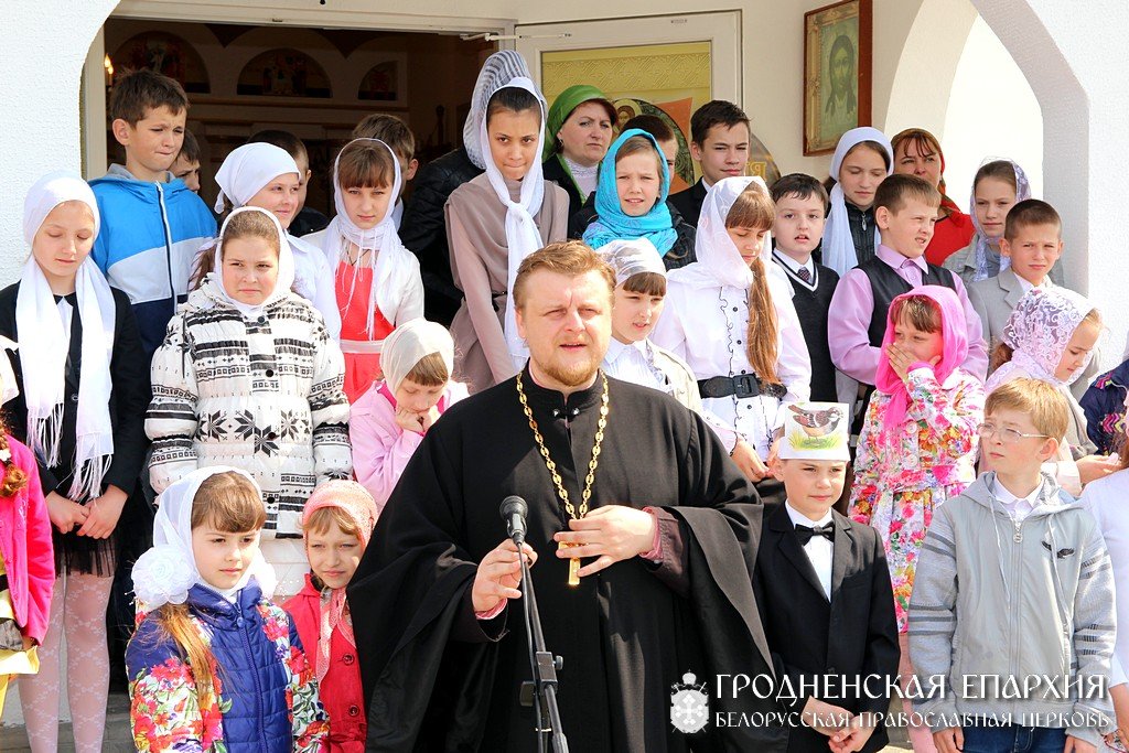 Пасхальные мероприятия в храме Мефодия и Кирилла города Волковыска