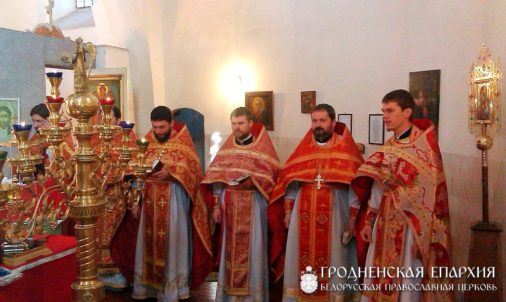 Соборное богослужение духовенства Щучинского благочиния