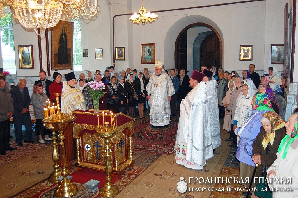 В день Вознесения Господня архиепископ Артемий совершил литургию в храме святой праведной Анны деревни Мижеричи