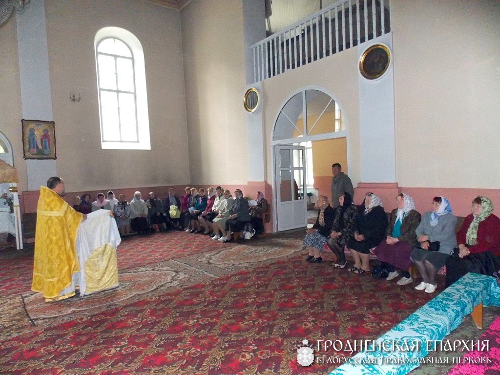 В деревне Верейки состоялась лекция, приуроченная к празднику Собора Белорусских Святых
