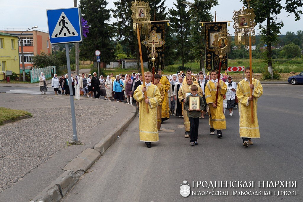 Крестный ход в Волковысском благочинии