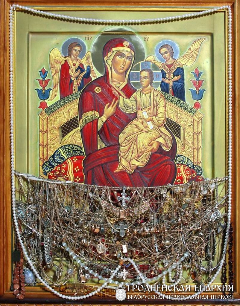Икона Пресвятой Богородицы «Всецарица» в храме Архистратига Михаила деревни Сынковичи