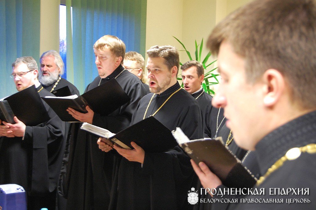 Хор духовенства Гродненской епархии принял участие в фестивале восточнославянских колядок
