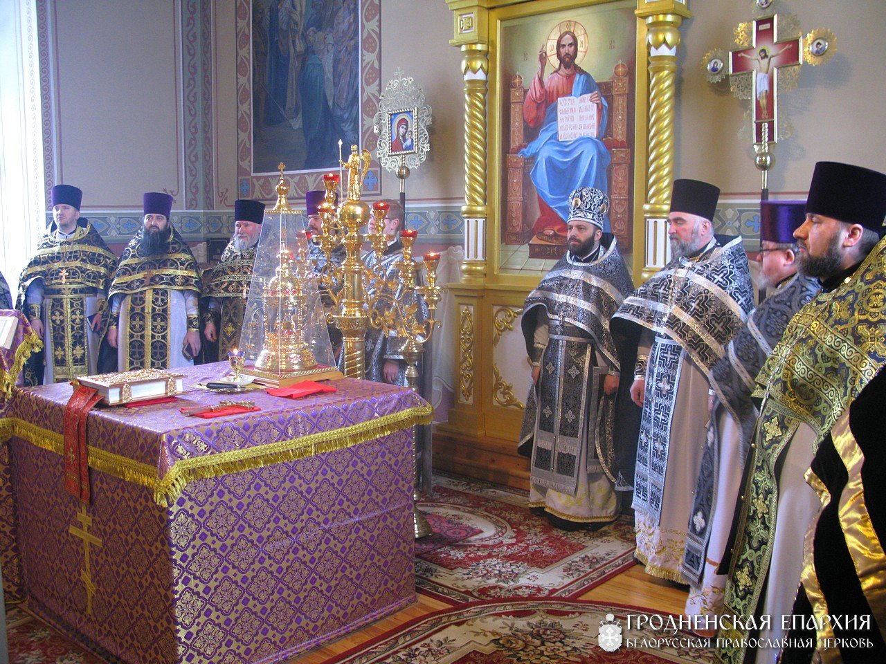 В храме деревни Олекшицы состоялось соборное богослужение духовенства Берестовицкого и Свислочского благочиний