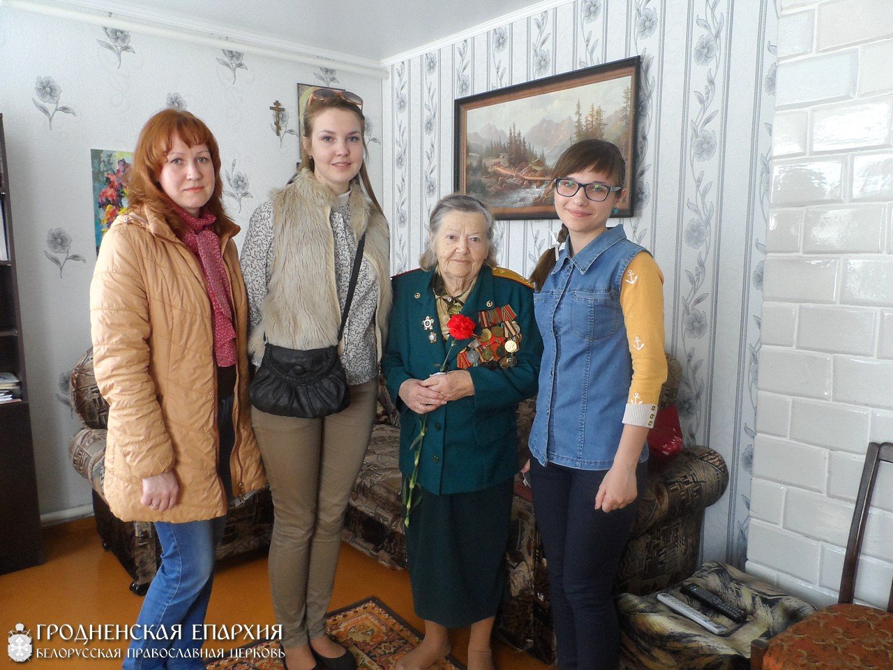 Накануне праздника победы братчики Скиделя посетили ветеранов