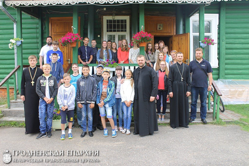 В деревне Поречье состоялся православный слёт воспитанников воскресных школ Скидельского благочиния