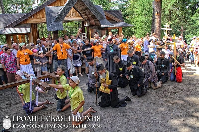 Молодежная группа Гродненской епархии приняла участие в паломничестве на Гору Крестов Грабарка