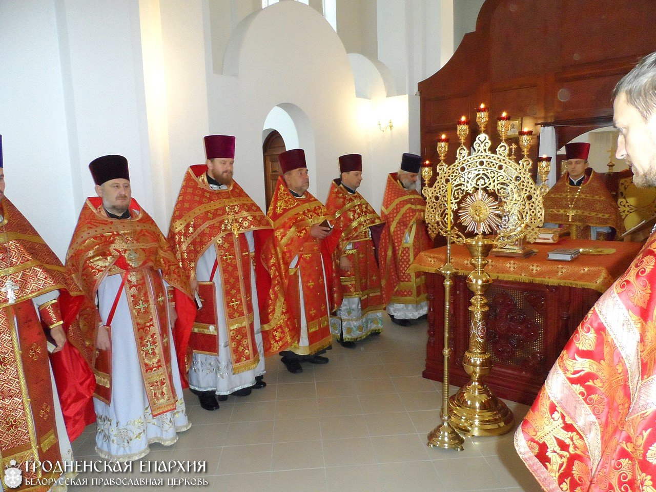 Состоялось соборное богослужение духовенства Скидельского благочиния