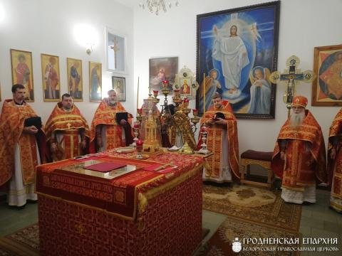 Соборное богослужение Волковысского благочиния