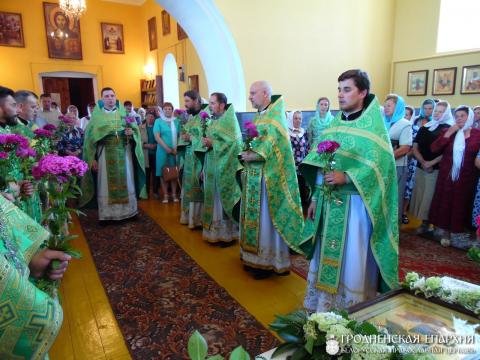 Соборное богослужение духовенства Щучинского и Вороновского благочиний