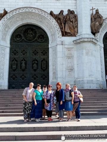 Паломническая поездка в Москву прихожан города Скидель