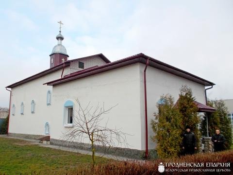 В храме при исправительной колонии №11 Волковыска была совершена Божественная литургия