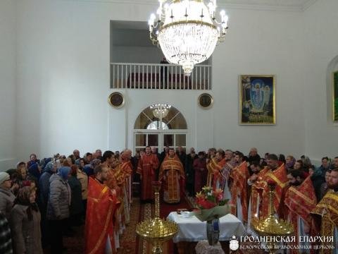 В храме деревни Верейки состоялось соборное богослужение духовенства Волковысского благочиния В храме деревни Верейки состоялось соборное богослужение духовенства Волковысского благочиния