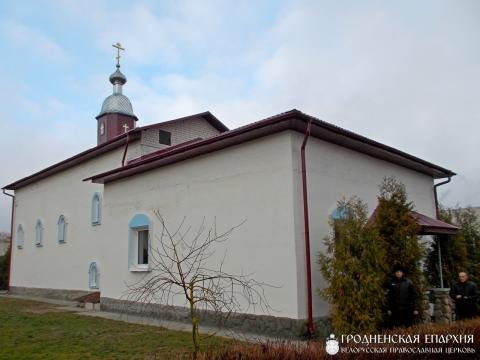 В храме при исправительной колонии №11 Волковыска была совершена Божественная литургия