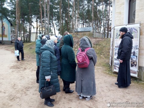 Прихожане агрогородка Обухово совершили паломничество в Свято-Елисеевский  мужской монастырь