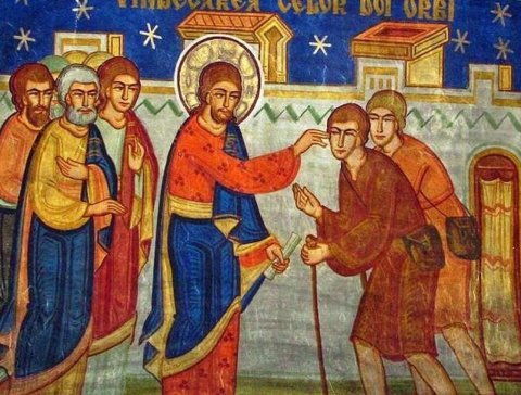 Архiепiскап Арцемiй. Пропаведзь аб ацаленнi двух сляпых і апантанага нямога