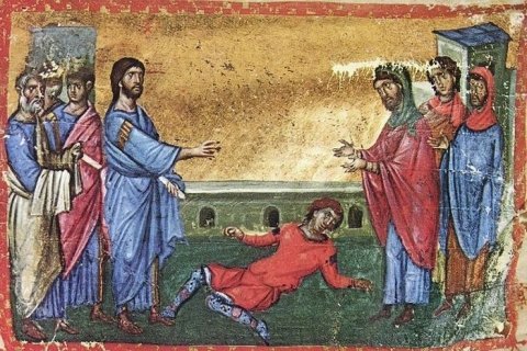 Архiепiскап Арцемiй. Пропаведзь аб ацаленнi апантанага хлопца