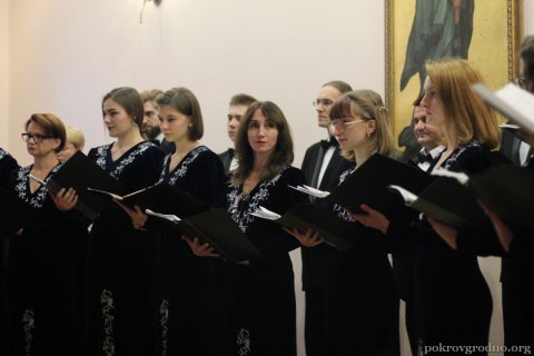 "Гродненская капелла" выступила в Покровском соборе