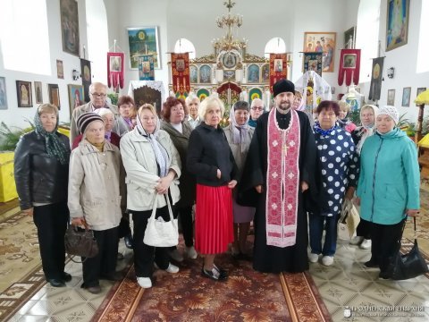 Храм деревни Подороск посетили учителя-ветераны труда Волковысского района