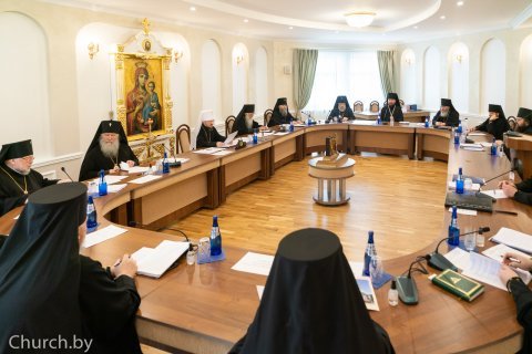 Архиепископ Артемий принял участие в очередном заседании Синода Белорусской Православной Церкви