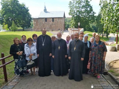 Группа паломников из Бобруйска посетила Коложскую церковь города Гродно