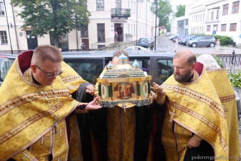 Мощи святого Александра Невского доставлены в Гродно