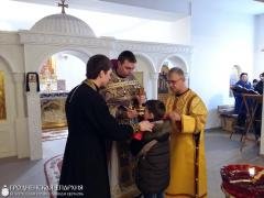 Первое Таинство Святой Исповеди и литургия для школьников в Щучине