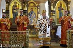 Архиепископ Артемий совершил Пасхальную великую вечерню в кафедральном соборе Гродно