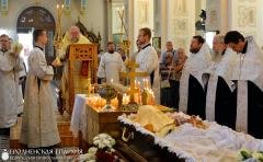 Архиепископ Артемий совершил заупокойную литургию и чин отпевания протоиерея Иоанна Макуцы