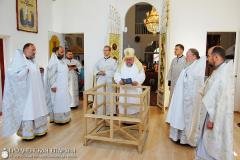 Архиепископ Артемий освятил престол и совершил литургию в храме Собора Белорусских Святых деревни Верейки