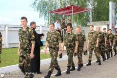 Священник принял участие в мероприятии в воинской части №7404 Волковыска