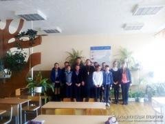 Священник встретился с учениками гимназии №2 города Волковыска