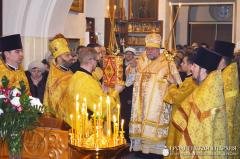 Архиепископ Артемий совершил литургию в храме Архистратига Божия Михаила города Щучин